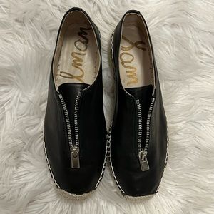 🖤☀️ Sam Edelman ☀️🖤 leather espadrille shoes
